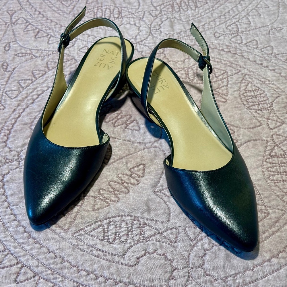 Black Naturalizer Banks Slingbacks - 9.5N